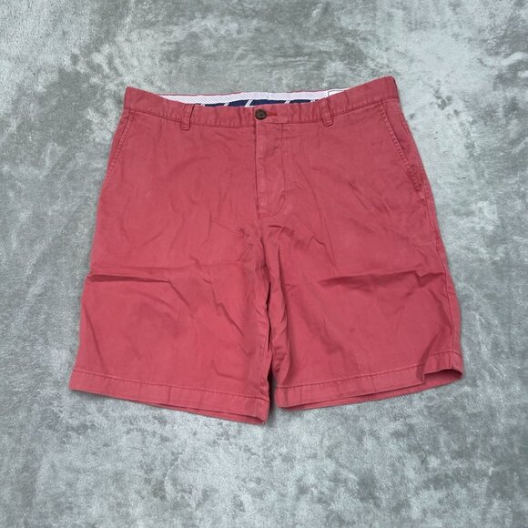 Southern Tide Mens Red Cotton-Modal Blend Shorts W35 6439 - Picture 1 of 8